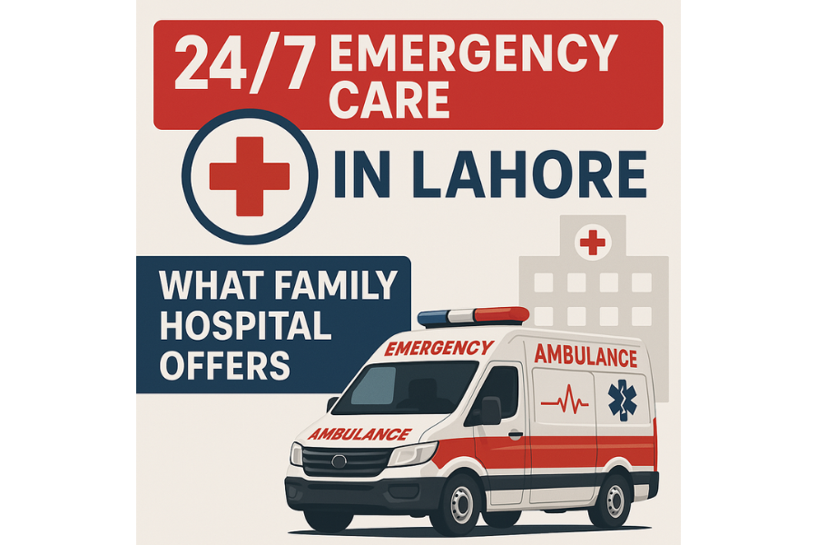 Emergency hospital Lahore 
24/7 ICU in Lahore
Family hospital Lahore
